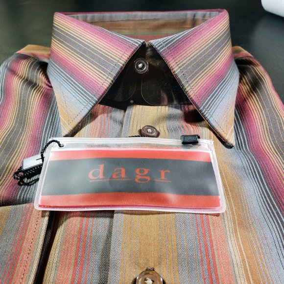 Dagr by Lipson Shirtmakers 16.5 (42) Multi - Picture 8 of 9